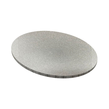 Simply Making Matt Masonite Board rund silber Glitter 30 cm