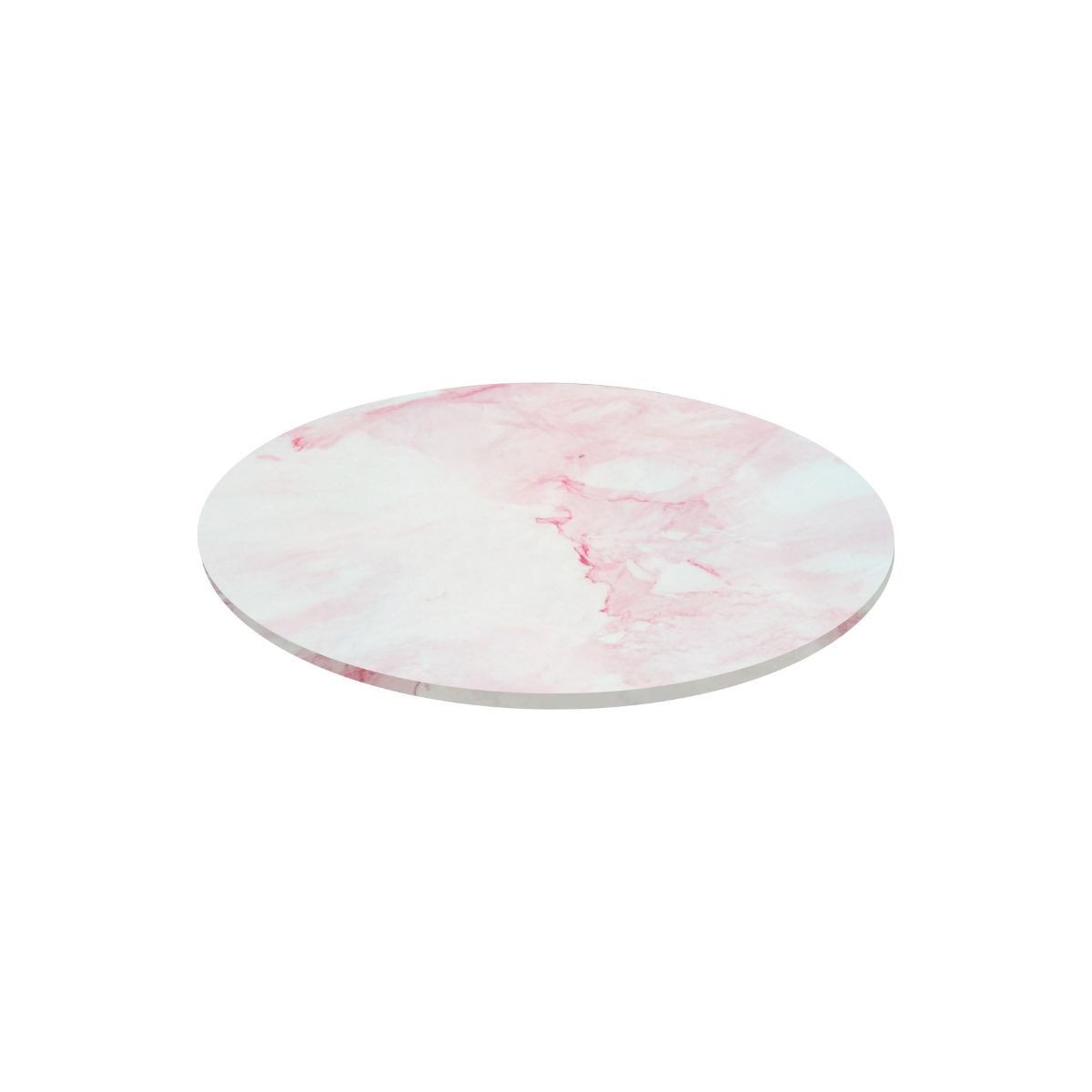 Simply Making Matt Masonite Board Round Pink Marble 25 cm