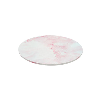 Simply Making Matt Masonite Board Round Pink Marble 25 cm