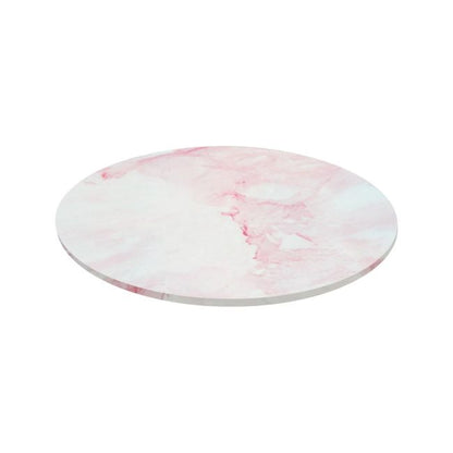 Simply Making Matt Masonite Board rund rosa Marmor 30 cm