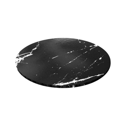 Simply Making Matt Masonite Board Round Black Marble 30 cm