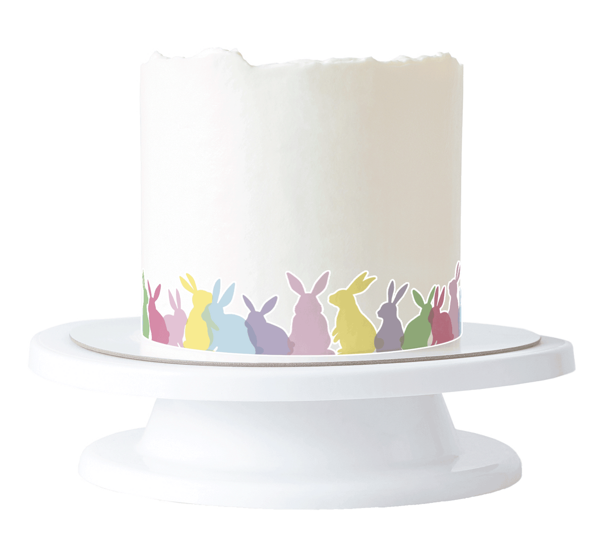 Tortenband um Torte auf Tortenständer