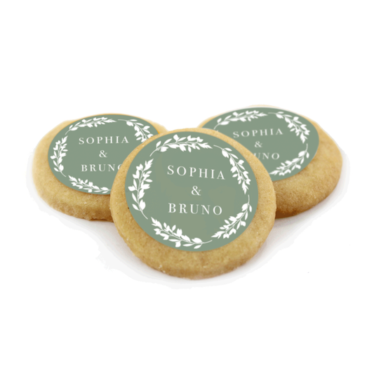 MotivCookies Kekse Couronne d´Olive Salbeigrün