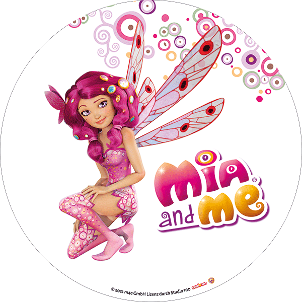 Tortenbild Mia and Me - Mia weiß