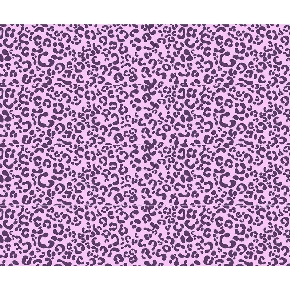 Tortenband rosa mit Leopardenmuster