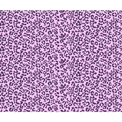 Tortenband rosa mit Leopardenmuster