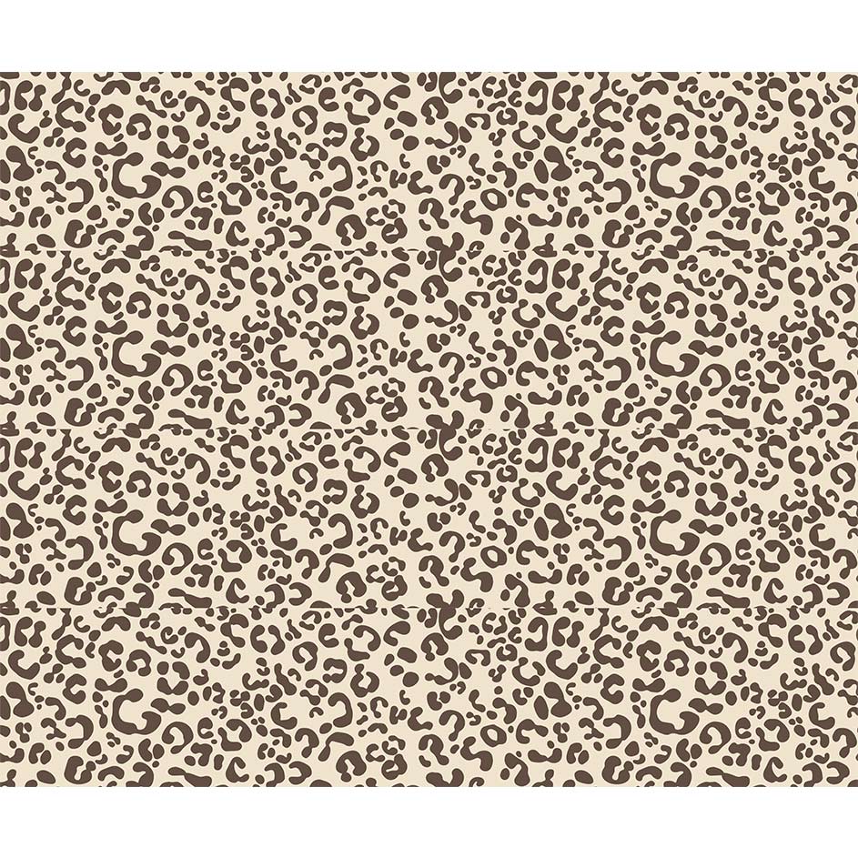 Tortenband braun mit Leopardenmuster