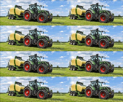 Tortenband Traktor  essbar - 4 Stück á 24cm x 5cm – Bild 2