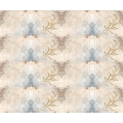 Tortenband beige mit Pflanzenmuster