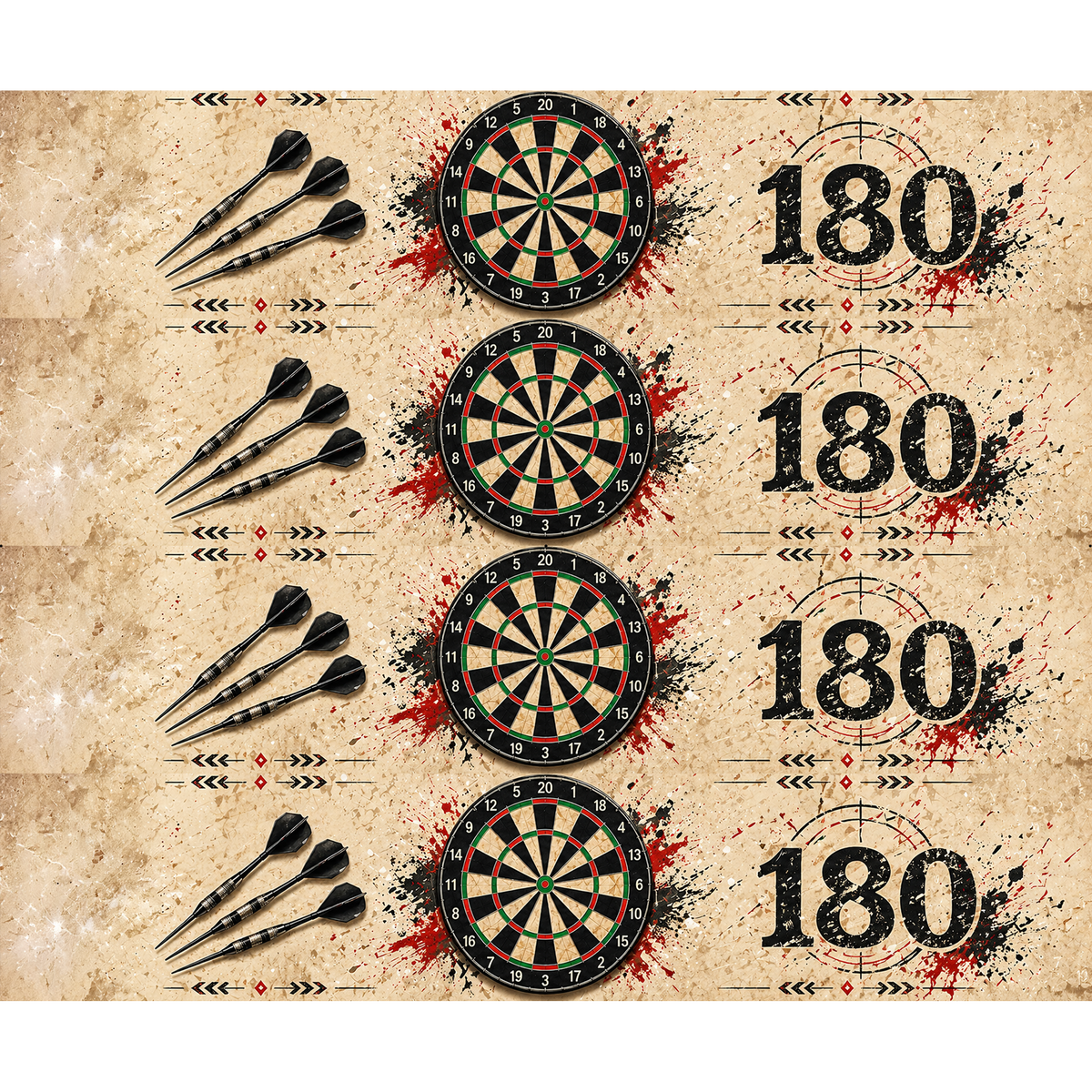 Tortenband Dart 180 essbar - 4 Stück á 24cm x 5cm