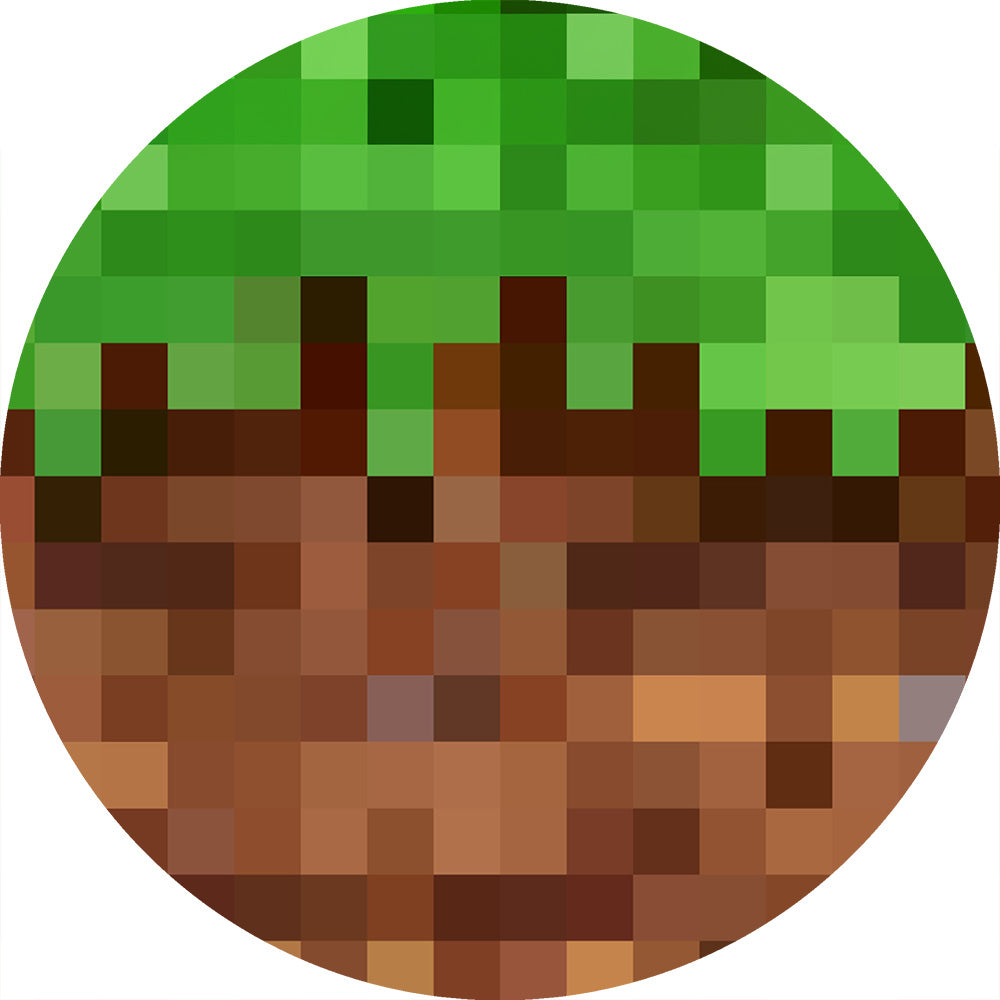 Tortenbild Pixel Gras – Bild 1