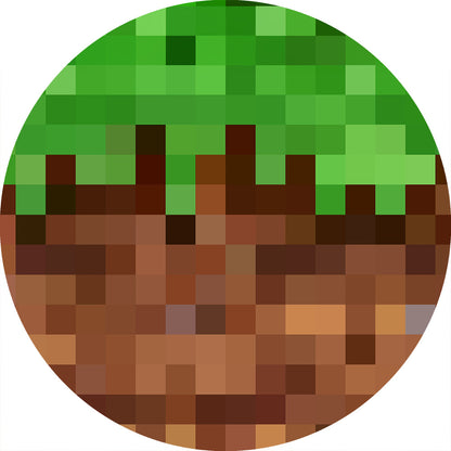 Tortenbild Pixel Gras – Bild 1