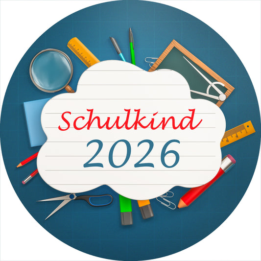 Tortenbild zur Einschulung Utensilo