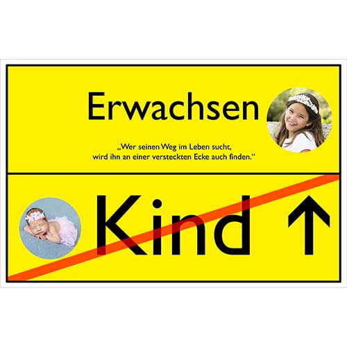 Tortenbild Jugendweihe Motiv Schild Rechteckig