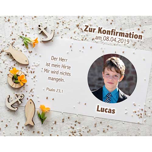 Tortenbild Kommunion - Konfirmation Rechteckig Motiv 13