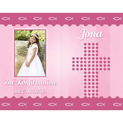Tortenbild Kommunion - Konfirmation Rechteckig Motiv 20
