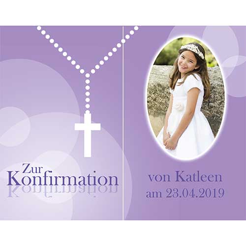 Tortenbild Kommunion - Konfirmation Rechteckig Motiv 22