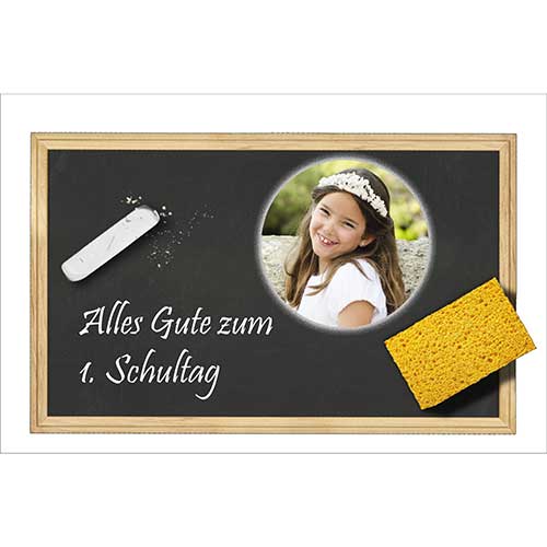 Tortenbild zur Einschulung Motiv 6 Rechteckig