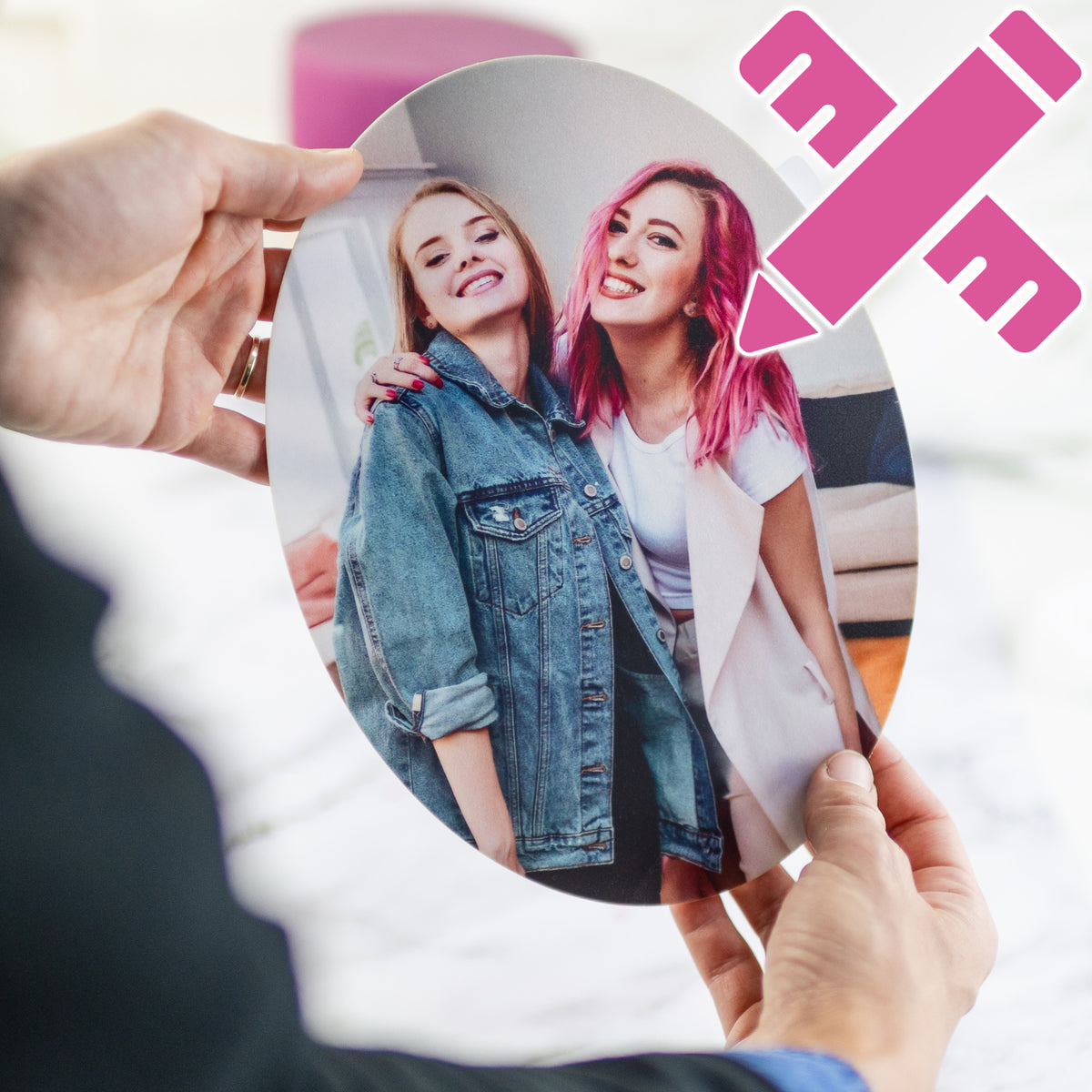 Tortenaufleger Oval - Konfigurator – Bild 1