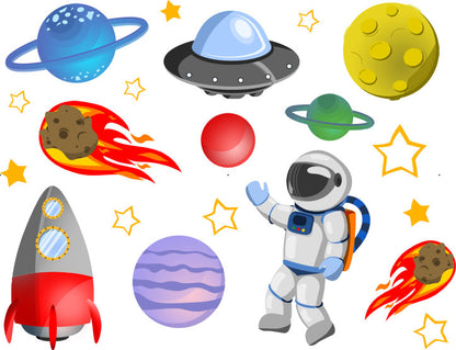 Fondant Kuchen-Tattoo - Weltall – Bild 2