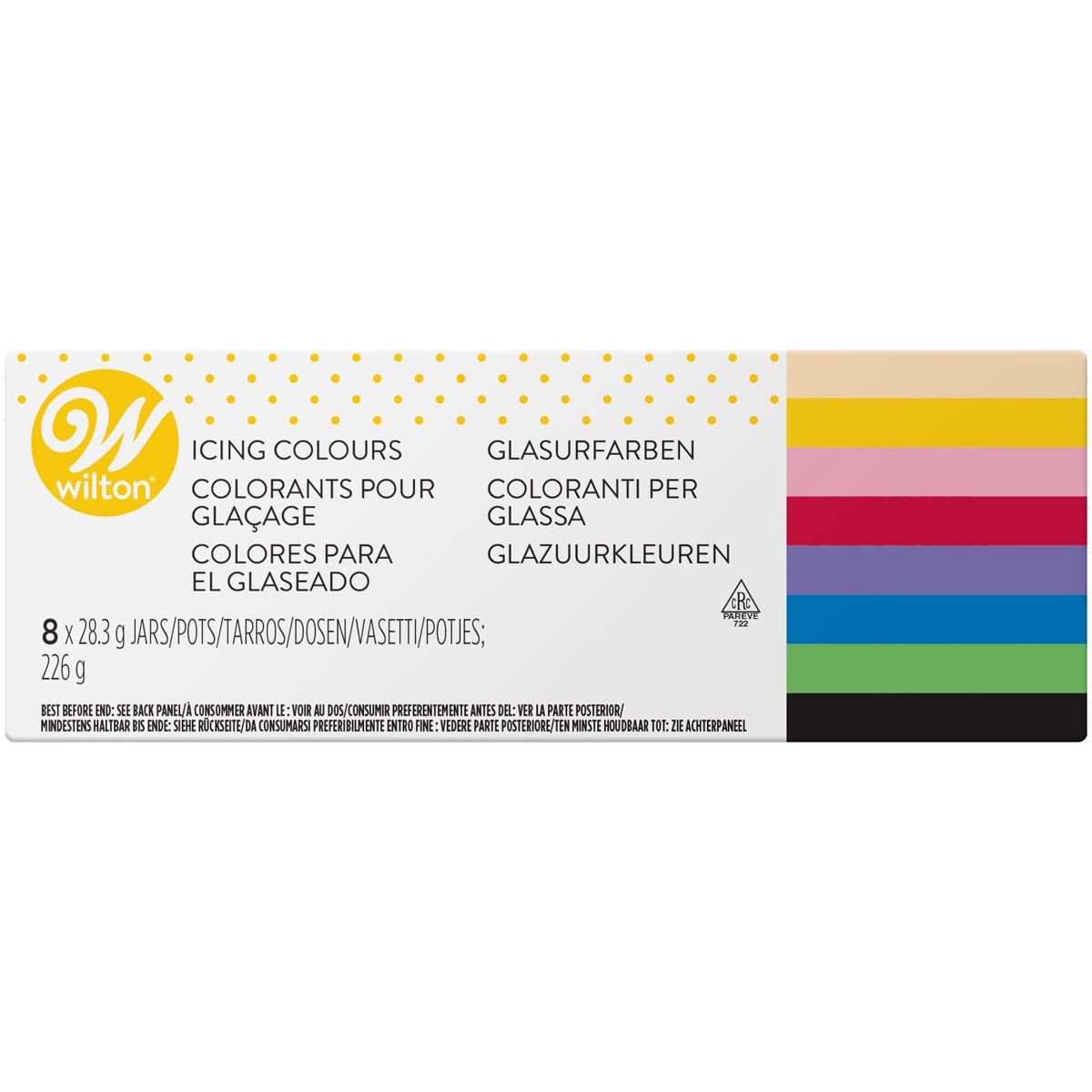 Wilton Icing Color Kit 8 Farben x 28g