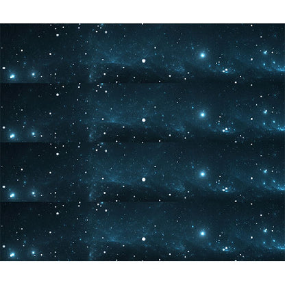 Tortenband Weltraum mit Sternen und leuchtenden Nebel