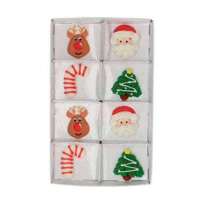 Wilton Sugar Decorations Merry Christmas set 8 teilig