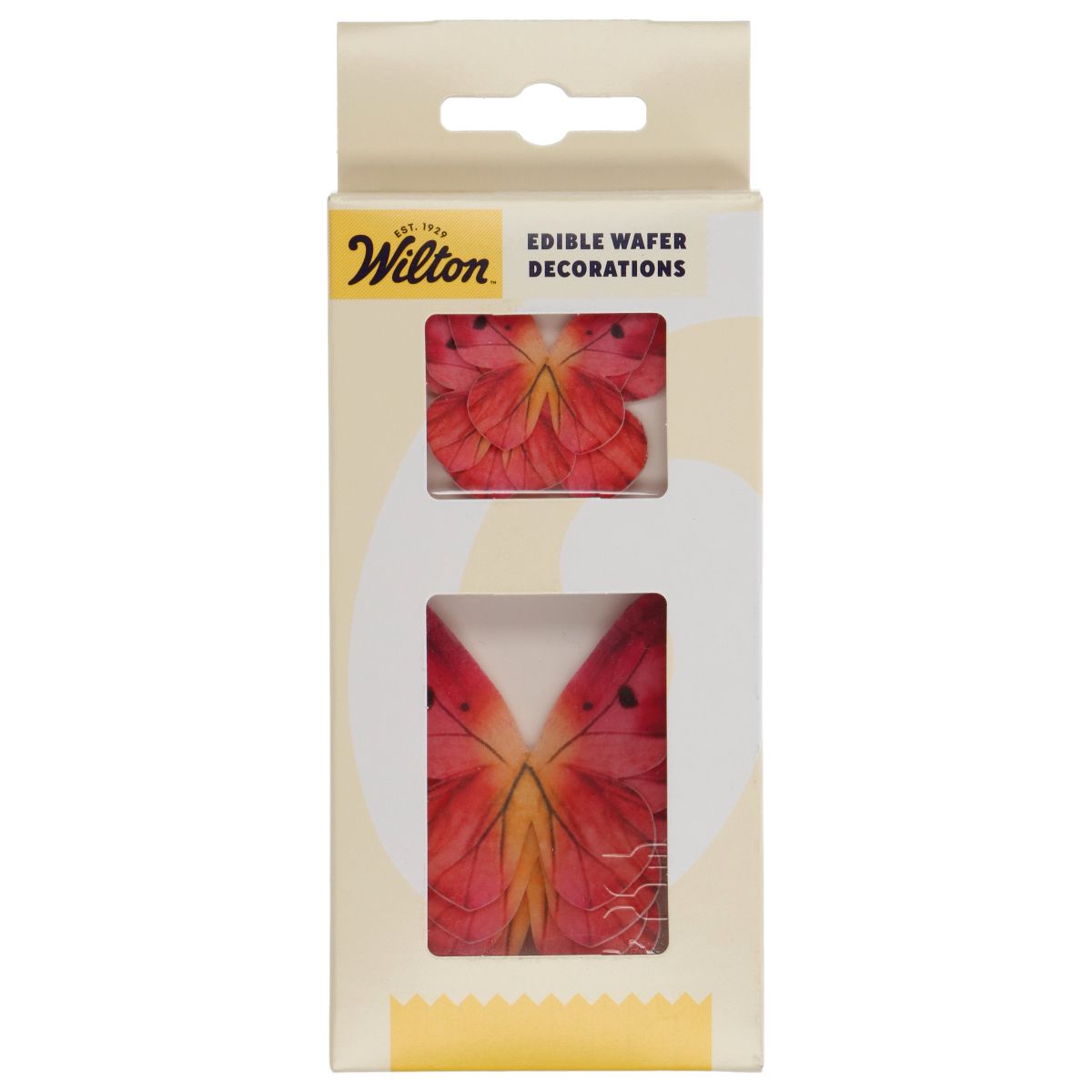 Wilton essbare Oblatendekorationen Schmetterlinge Ombre Pink Packung