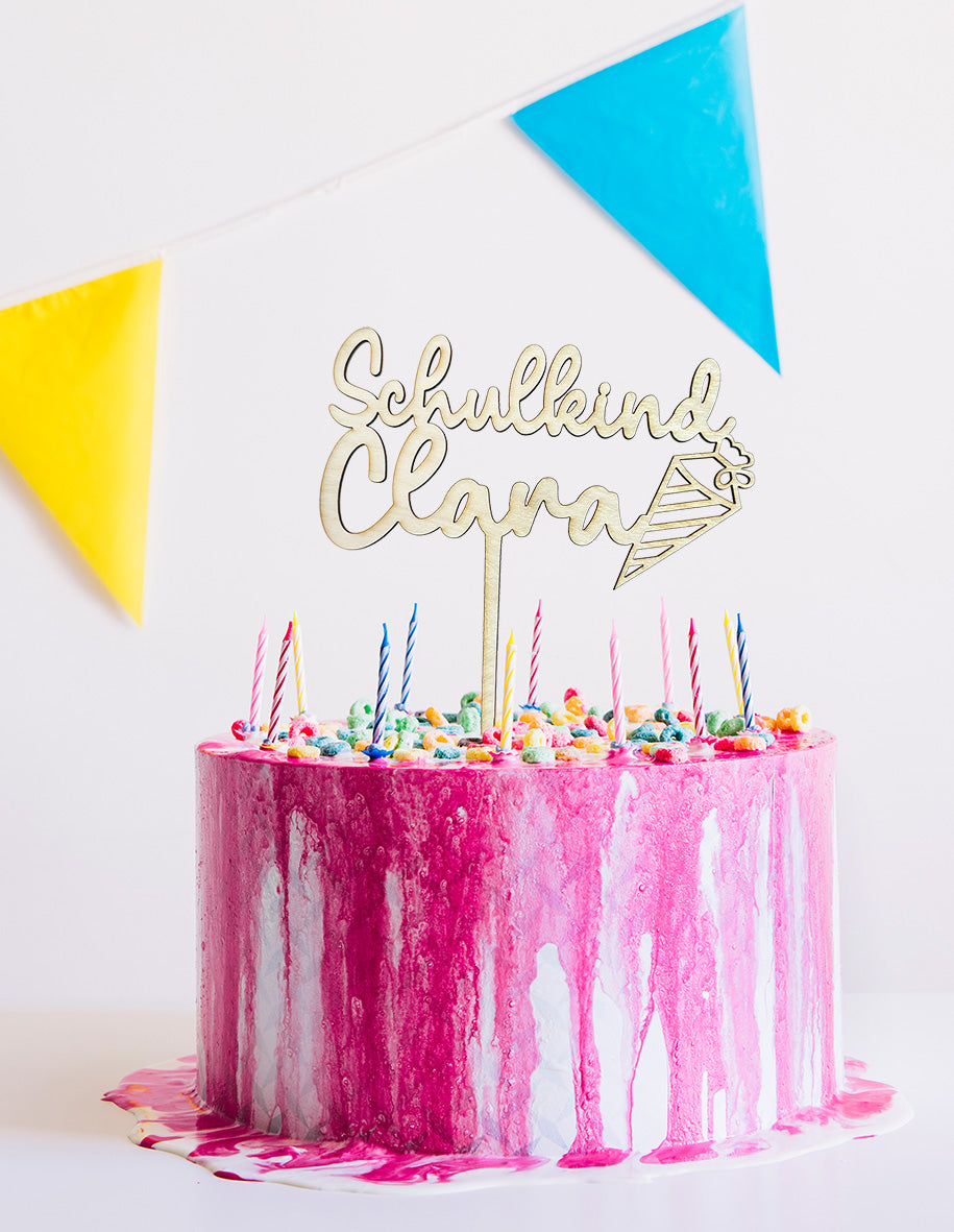 CakeTopper - Schulkind Name – Bild 2
