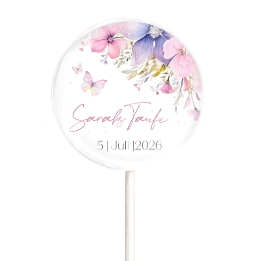 MotivLolli "Butterfly Taufe" – Bild 1