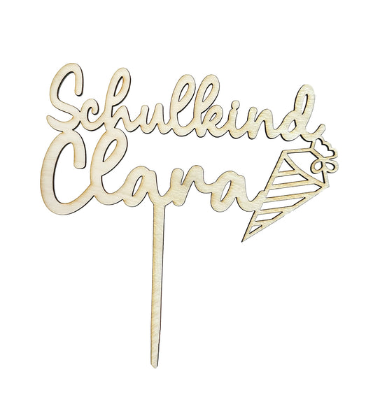 CakeTopper - Schulkind Name – Bild 1