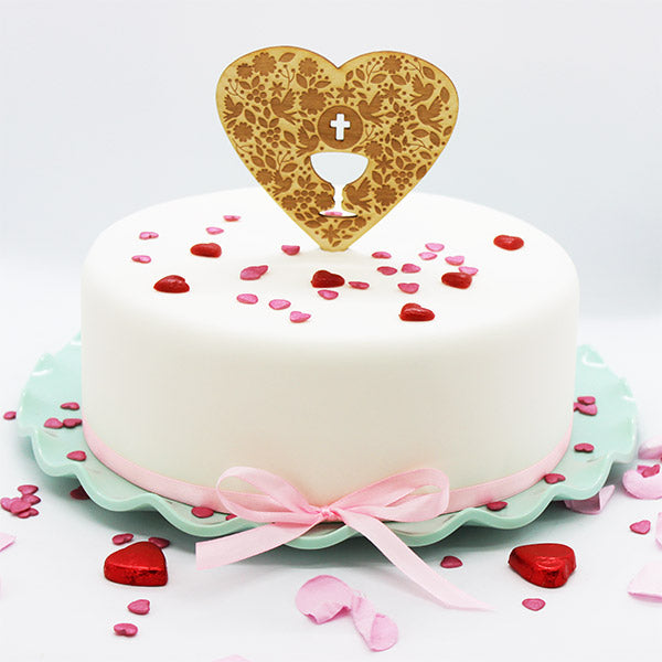 CakeTopper - Herz mit Kelch – Bild 2