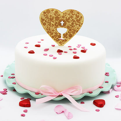 CakeTopper - Herz mit Kelch – Bild 2