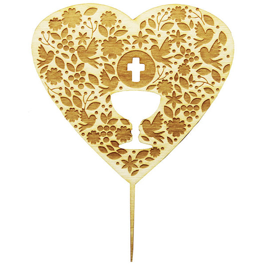 CakeTopper - Herz mit Kelch – Bild 1