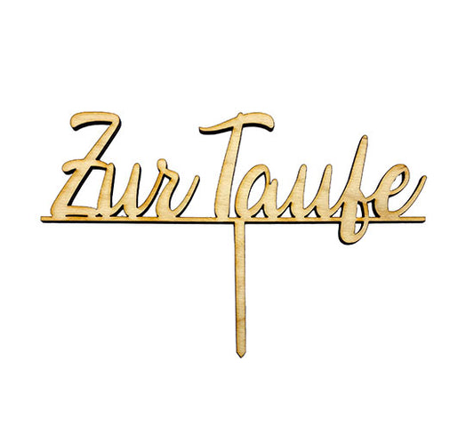 CakeTopper - Zur Taufe – Bild 1
