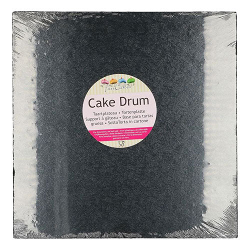FunCakes Cake Drum - Tortenplatte - Quadratisch 30,5 cm Schwarz – Bild 2