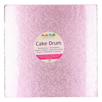 FunCakes Cake Drum - Tortenplatte - Quadratisch 30,5 cm Pink – Bild 2