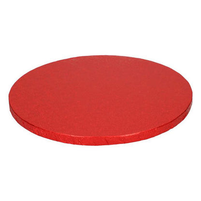 rund 30,5 cm in Rot – stabile Kuchenplatte für Torten und Kuchen