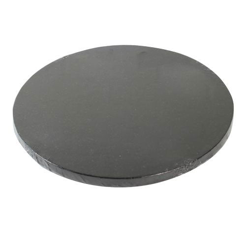 Tortenplatte rund 30,5 cm in Schwarz – stabile Kuchenplatte für Torten und Kuchen