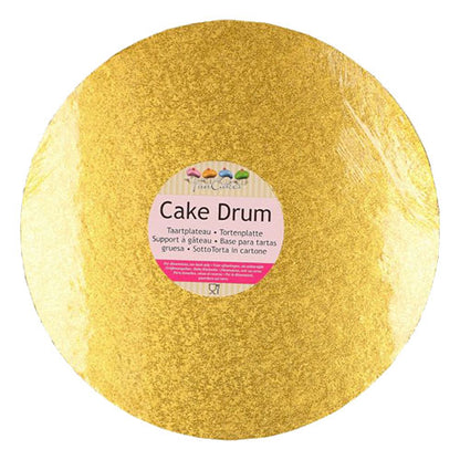 FunCakes Cake Drum - Tortenplatte - Rund 25 cm Gold – Bild 2
