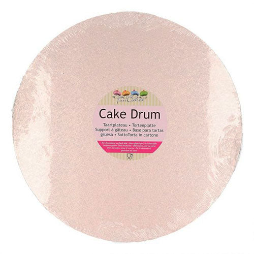 Tortenplatte rund 30,5 cm in Rosegold – stabile Kuchenplatte für Torten und Kuchen