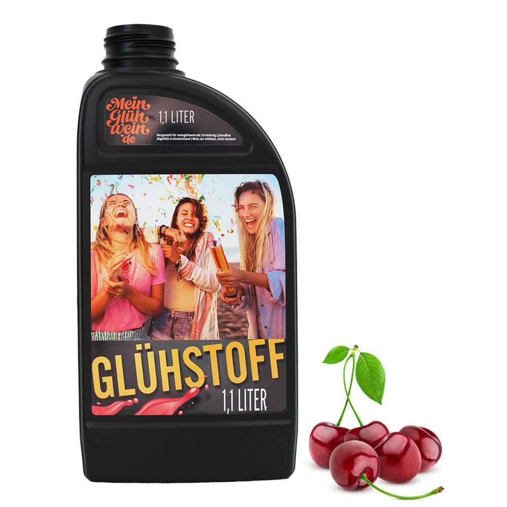 Glühweinkanister mit Kirschglühwein 1,1Liter