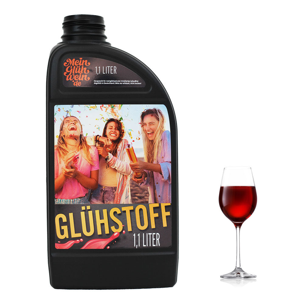 Glühweinkanister mit Winzerglühwein Rot 1,1 Liter