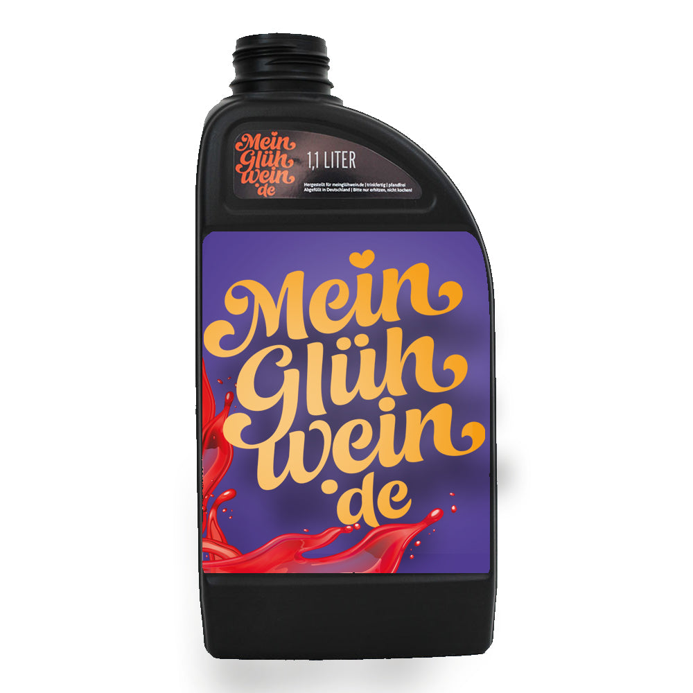 Glühweinkanister Meinglühwein mit Heidelbeerglühwein 1,1 Liter