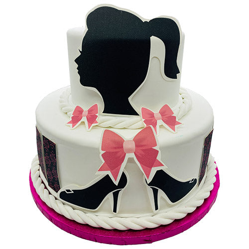 Fondant Kuchen-Tattoo - Girl – Bild 1