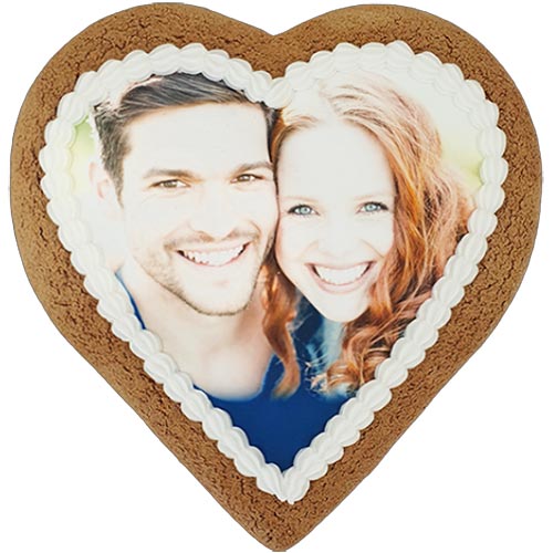 Foto-Lebkuchenherz Maxi – Bild 3