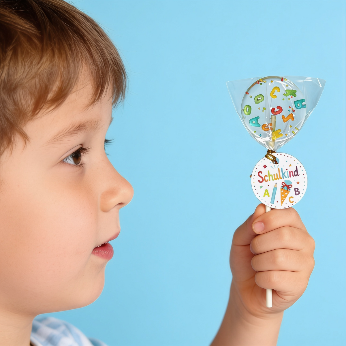 Alphabet Lolli mit bunten Nonpareilles – Bild 5