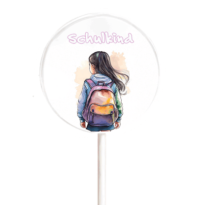 MotivLolli Schulkind Mädchen braune Haare