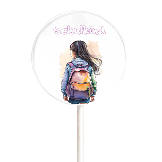 MotivLolli Schulkind Mädchen braune Haare