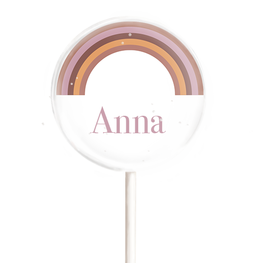 MotivLolli Regenbogen boho mit Namen